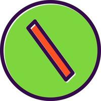 Slash Vector Icon Design