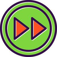 Step Forward Vector Icon Design