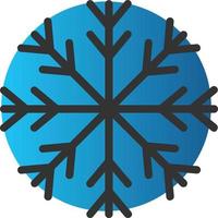 Snowflake Vector Icon Design