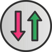 Sort Up Vector Icon Design