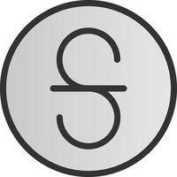 Strikethrough Vector Icon Design