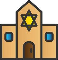 Synagogue Vector Icon Design