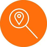 Search Location Vector Icon Design