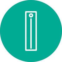 Ruler Vertical Vector Icon Design