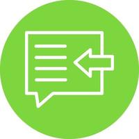 Reply All Vector Icon Design