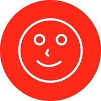 Smile Beam Vector Icon Design