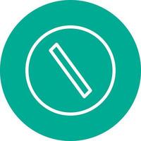 Slash Vector Icon Design