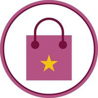 diseño de icono de vector de bolsa de compras