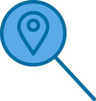 Search Location Vector Icon Design