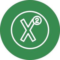 Superscript Vector Icon Design