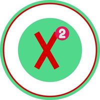 Superscript Vector Icon Design