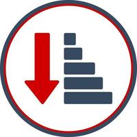 Sort Amount Up Alt Vector Icon Design