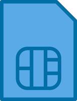 Sim Card Vector Icon Design