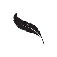 Feather pen  logo vector