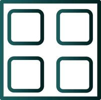 Square Full Vector Icon Design