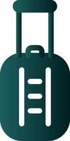 Suitcase Rolling Vector Icon Design