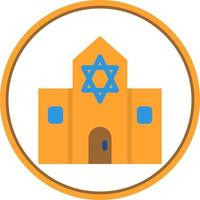 Synagogue Vector Icon Design