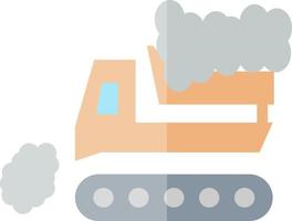 Snowplow Vector Icon Design