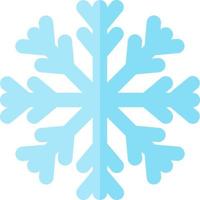 diseño de icono de vector de copo de nieve