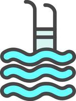 diseño de icono de vector de piscina