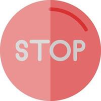 Stop Circle Vector Icon Design