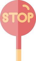 Stop Vector Icon Design