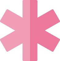 Star Of Life Vector Icon Design