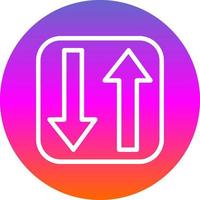 Sort Alpha Up Alt Vector Icon Design