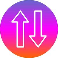 Sort Alpha Down Vector Icon Design