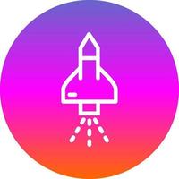 Space Shuttle Vector Icon Design