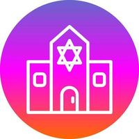 Synagogue Vector Icon Design
