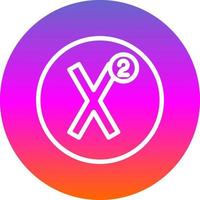 Superscript Vector Icon Design
