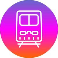 diseño de icono de vector de metro