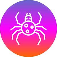 diseño de icono de vector de araña