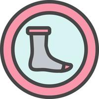 Socks Vector Icon Design