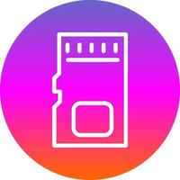 Sd Card Vector Icon Design