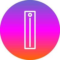 Ruler Vertical Vector Icon Design