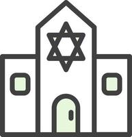 Synagogue Vector Icon Design