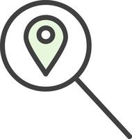 Search Location Vector Icon Design