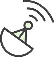 Satellite Dish Vector Icon Design