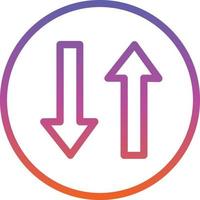 Sort Up Vector Icon Design