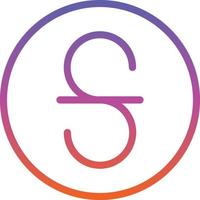 Strikethrough Vector Icon Design