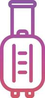 Suitcase Rolling Vector Icon Design