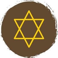 Star Of David Vector Icon Design