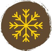 diseño de icono de vector de copo de nieve