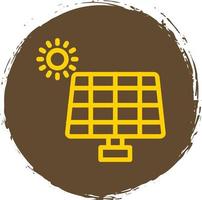 Solar Panel Vector Icon Design