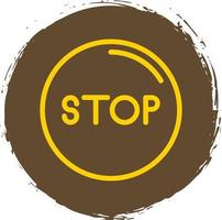 Stop Circle Vector Icon Design