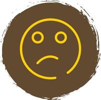 Sad Cry Vector Icon Design