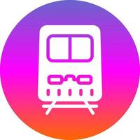 diseño de icono de vector de metro