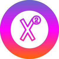 Superscript Vector Icon Design